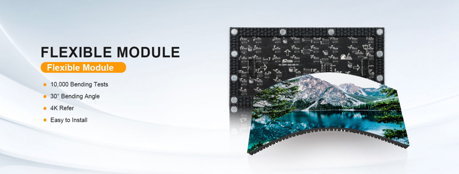 Flexible module banner